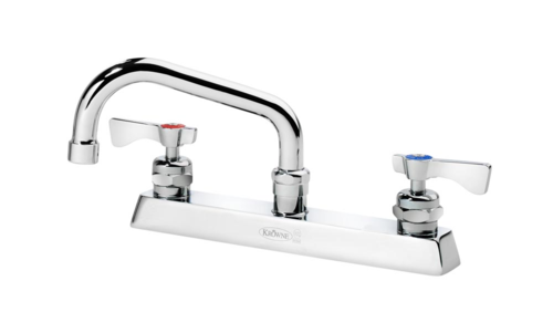 Krowne Metal Corporation 15-506L Royal Series Faucet Deck Mount 8 Inch Centers 6 Inch Swing Spout Low Lead NSF