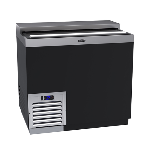 Krowne Metal Corporation BC36-BG Bottle Cooler Flat Top 36W x 24D Self-Contained Refrigeration 9.5 Cases Capacity