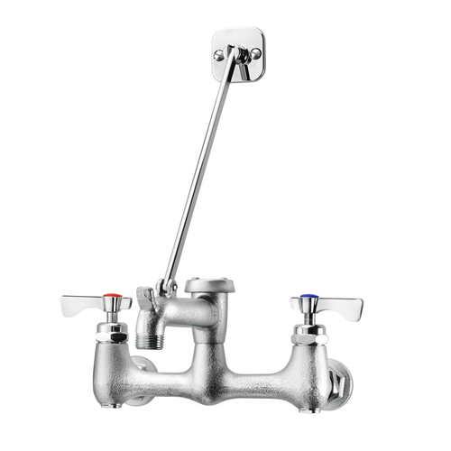Krowne Metal Corporation 16-127 Royal Series Service Faucet Splash Mounted 8 Inch Centers Heavy Cast Spout
