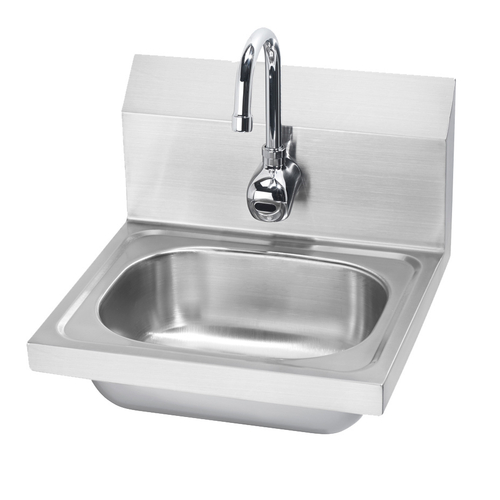 Krowne Metal Corporation HS-11 Hand Sink Wall Mount 15-3/4W x 15-1/4D x 13-3/8H Stainless Steel NSF