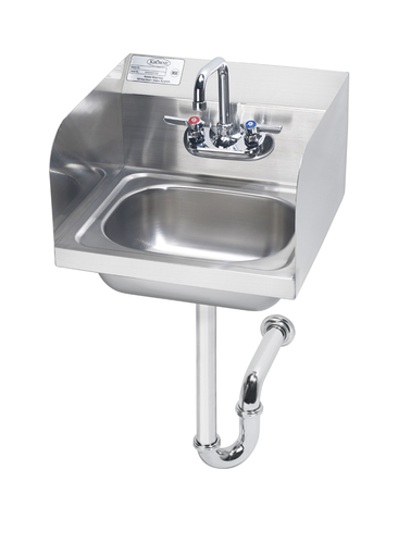 Krowne Metal Corporation HS-5 Hand Sink Wall Mount 17-1/4W x 15-1/4D x 13-3/8H OA Stainless Steel NSF