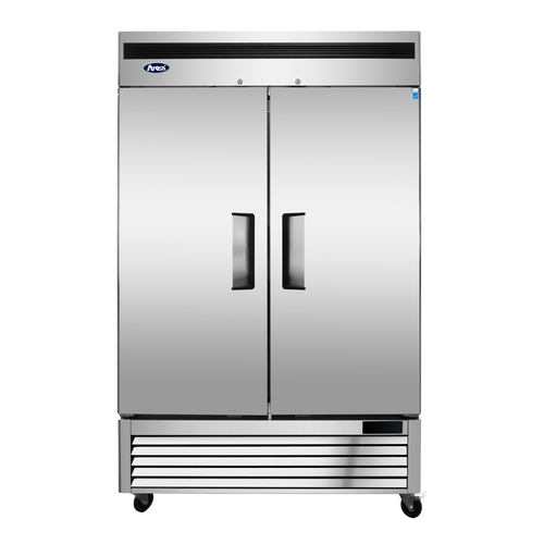 Atosa USA MBF8503GR Freezer Reach-In Two Section 54W x 31D x 83H Bottom Mount Self Contained Refrigeration