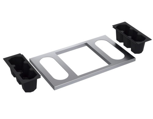 Krowne Metal Corporation KR-BR1 Royal Series Bottle Wells for 24W pass thru ice bins