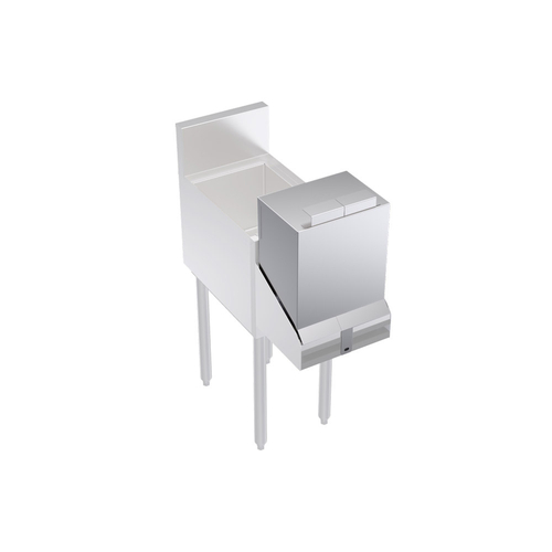 Krowne Metal Corporation KR-DC12 Upgrade Locking Cover for Double Speedrail 12W Stainless Steel Construction