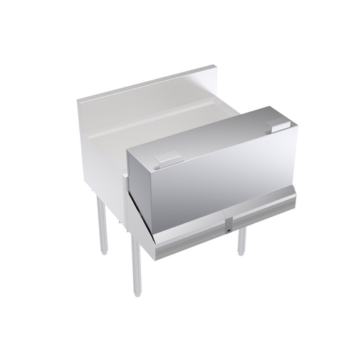 Krowne Metal Corporation KR-DC36 Upgrade Locking Cover for Double Speedrail 36W Stainless Steel Construction