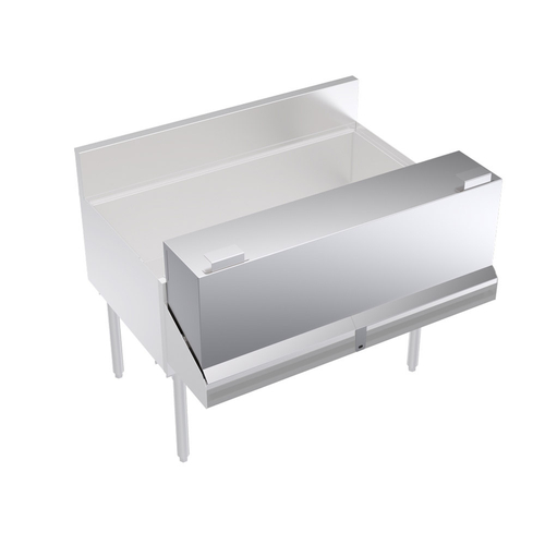 Krowne Metal Corporation KR-DC42 Upgrade Locking Cover for Double Speedrail 42W Stainless Steel Construction