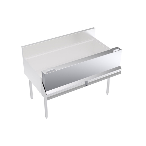 Krowne Metal Corporation KR-SC48 Royal Series Speed Rail Locking Cover 48 Inch Stainless Steel