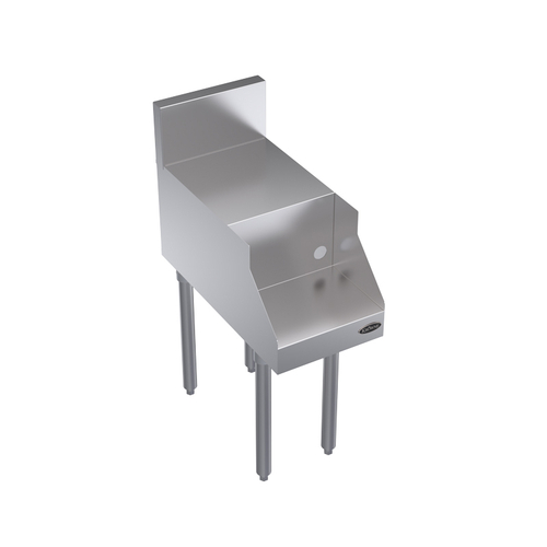 Krowne Metal Corporation KR24-12BF Royal Series Underbar Blender Station Stainless Steel 12W x 24D NSF