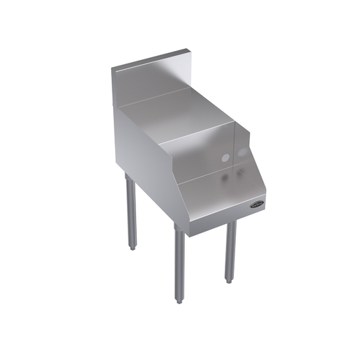 Krowne Metal Corporation KR24-14BF Royal Series Underbar Blender Station Stainless Steel 14W x 24D NSF