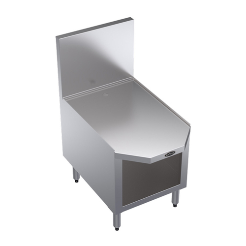 Krowne Metal Corporation KR29-18FD Royal Series Underbar Frozen Drink Machine Stand 18W x 29D Stainless Steel