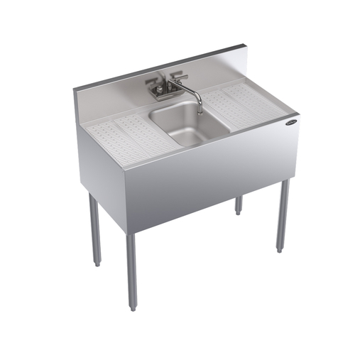 Krowne Metal Corporation KR19-31C Royal Series Underbar Sink Unit 36W x 19D One Compartment NSF Certified