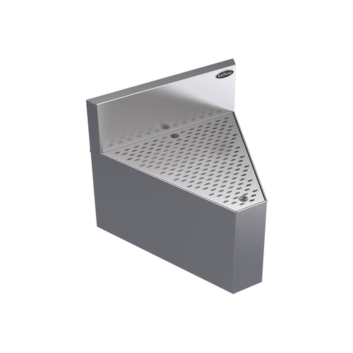 Krowne Metal Corporation KR24-DR45 Royal Series Underbar Corner Angle Filler 45 Degree 24 Inch Stainless Steel