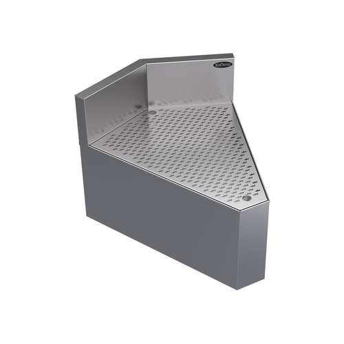 Krowne Metal Corporation KR24-DRC45 Royal Series Underbar Corner Angle Filler 45 Degree 24 Inch Stainless Steel NSF