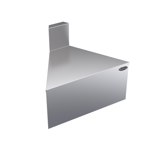 Krowne Metal Corporation KR19-F60 Royal Series Underbar Corner Angle Filler 60 Degree Stainless Steel NSF