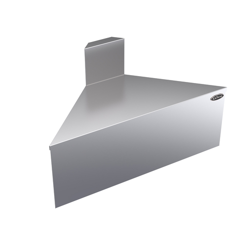 Krowne Metal Corporation KR19-F90 Royal Series Underbar Corner Angle Filler 90 Degree Stainless Steel NSF