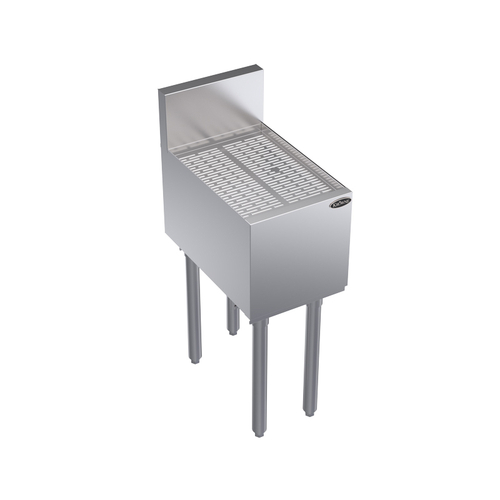 Krowne Metal Corporation KR19-GS12 Royal Series Underbar Drainboard 12W x 19D Stainless Steel NSF