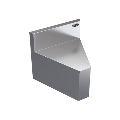 Krowne Metal Corporation KR19-R45 Royal Series Underbar Corner Angle Filler 45 Degree Stainless Steel NSF