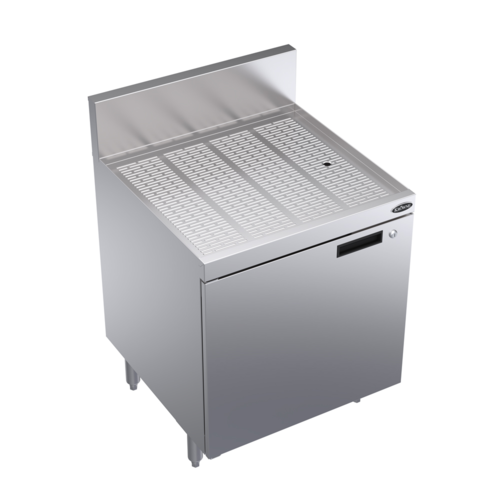 Krowne Metal Corporation KR24-SD24 Royal Series Underbar Drainboard Cabinet Base 24W x 24D Stainless Steel