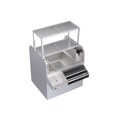 Krowne Metal Corporation KRPT-42RP-10 Royal Series Underbar Ice Bin Cocktail Station 42W x 45D x 45H NSF Certified