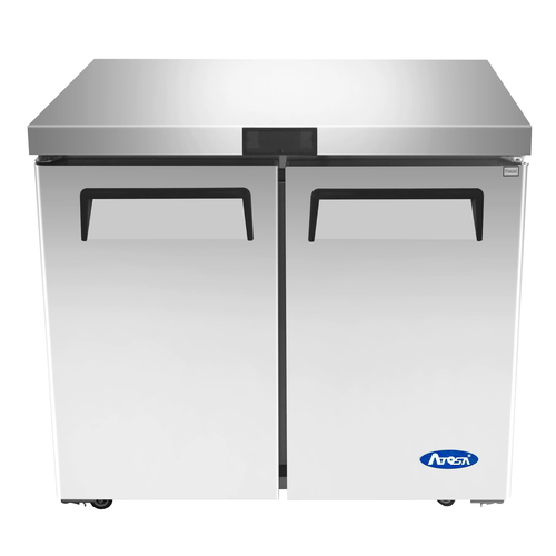Atosa USA MGF36FGR Undercounter Freezer 36 inch Two Section Stainless Steel Digital Control 8.7 cu ft