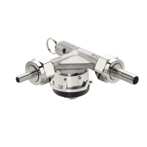 Krowne Metal Corporation BC-937 Mastertap Low Profile Stainless Keg Coupler Sainless Steel Probe S System European