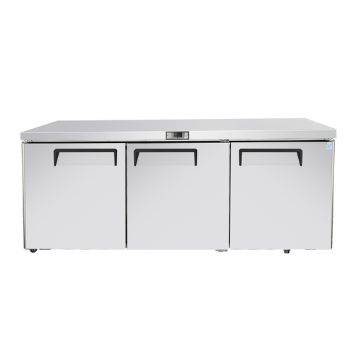 Atosa USA MGF8404GR Undercounter Refrigerator 72-11/16W x 30D x 34-1/4H 21.13 cu ft Energy Star Certified