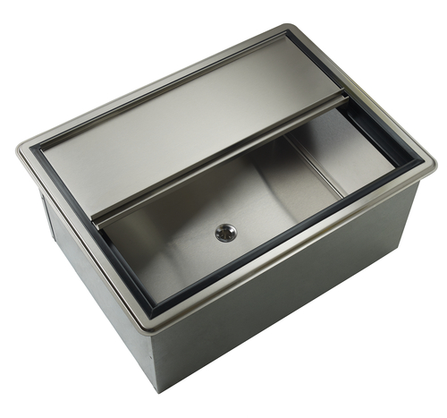Krowne Metal Corporation D2712-10 Ice Bin Drop-In 10 Circuit Cold Plate 27W x 20D 73 lbs Capacity Stainless Steel