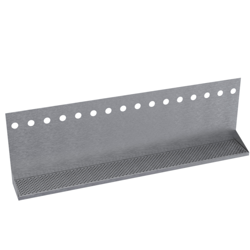 Krowne Metal Corporation KHT-48S Hanging Tray 48 Inch Brushed Stainless Steel for Sixteen Faucet Towers