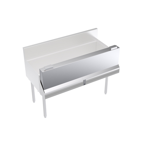 Krowne Metal Corporation KR-SC46 Royal Series Speed Rail Locking Cover Single 46 Inch Stainless Steel