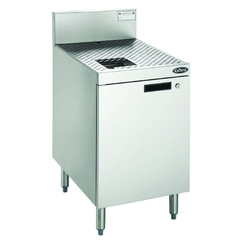 Krowne Metal Corporation KR24-MF18 Royal Series Glass Chiller Drainboard Cabinet 18W Stainless Steel