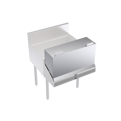 Krowne Metal Corporation KR-DC26 Upgrade Locking Cover for Double Speedrail 26W Stainless Steel Construction