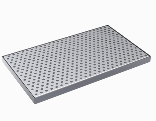 Krowne Metal Corporation KDT-8X13.5S Drip Tray 13-1/2W x 8D brushed stainless steel