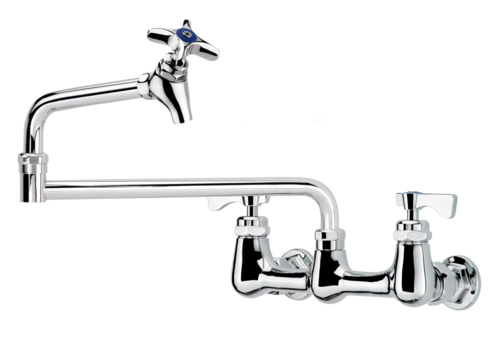 Krowne Metal Corporation 16-252L Royal Series Pot Filler Faucet Wall Mount 8 Inch Centers 18 Inch Spout