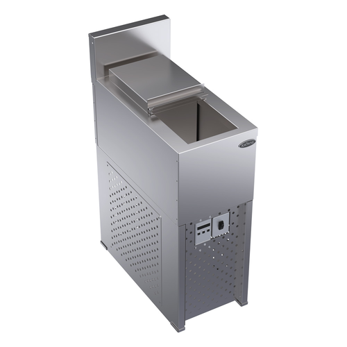 Krowne Metal Corporation KR24-12CSF The Matrix Craft Ice Storage Freezer 12W x 24D Fully Insulated Self Contained