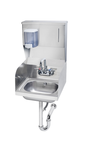 Krowne Metal Corporation HS-33 Hand Sink Wall Mount Stainless Steel 16-3/16W x 15-1/4D x 27-5/8H NSF