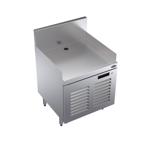 Krowne Metal Corporation KR24-PC24 Royal Series Underbar POS Cabinet 24W x 24D 26 working height locking louvered door