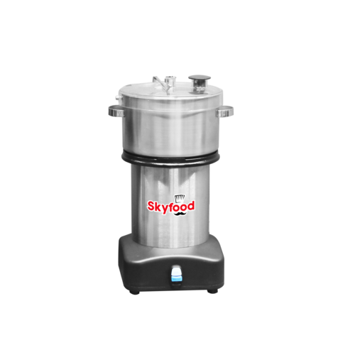 Skyfood Equipment CR-4 4qt Vertical Cutter with Stainless Steel Bowl Clear Lid Safety Shut Off 1/2HP 110V