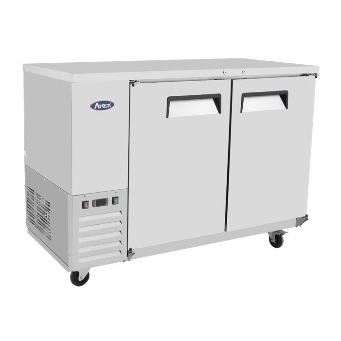 Atosa USA SBB48GRAUS1 Back Bar Cooler 48 inch Two Section Stainless Steel Digital Control 11.5 cu ft Capacity