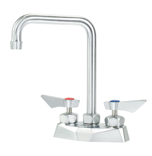 Krowne Metal Corporation DX-301 Diamond Series Faucet Deck Mount 4 Inch Centers 6 Inch Spout 1.8gpm Aerator