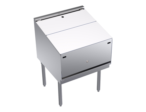 Krowne Metal Corporation KR-307 Locking Cover for 24 Inch Royal Series Underbar Liquor Bottle Display Unit