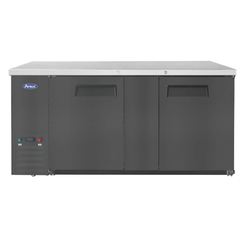 Atosa USA SBB69GRAUS2 Back Bar Cooler 68 inch Two Section Stainless Steel Digital Control 18.6 cu ft Capacity