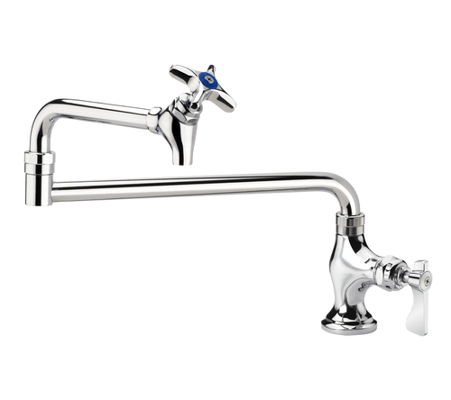 Krowne Metal Corporation 16-162L Royal Series Pot Filler Faucet Single Deck Mount 18 Inch Spout Low Lead Compliant