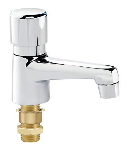 Krowne Metal Corporation 14-544L Royal Series Self-Closing Metering Faucet Brass Polished Chrome ADA Compliant