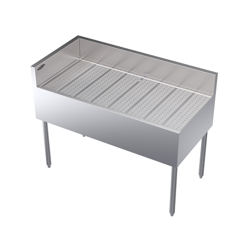 Krowne Metal Corporation KR24-C48L Royal Series Underbar Corner Drainboard 48W x 24D x 36-1/2H Stainless Steel