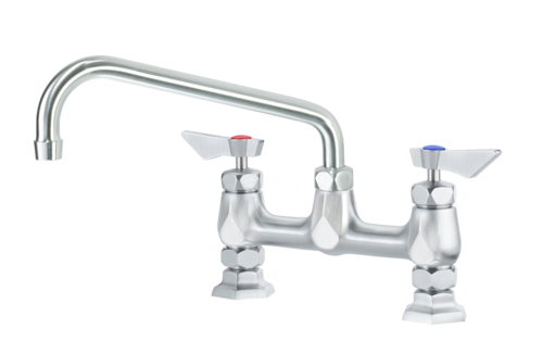 Krowne Metal Corporation DX-910 Diamond Series Faucet Raised Deck Mount 8 Inch Centers 10 Inch Swing Spout