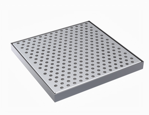Krowne Metal Corporation KDT-8X8S Drip Tray 8W x 8D Brushed Stainless Steel