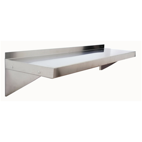 Atosa USA SSWS-1260 MixRite Shelf Wall Mounted 60W x 12D x 10H 18G 304 Stainless Steel NSF KD
