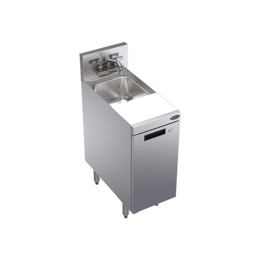 Krowne Metal Corporation KR24-MC12-C Royal Series Underbar Speed Station with Cabinet Base and Locking Door