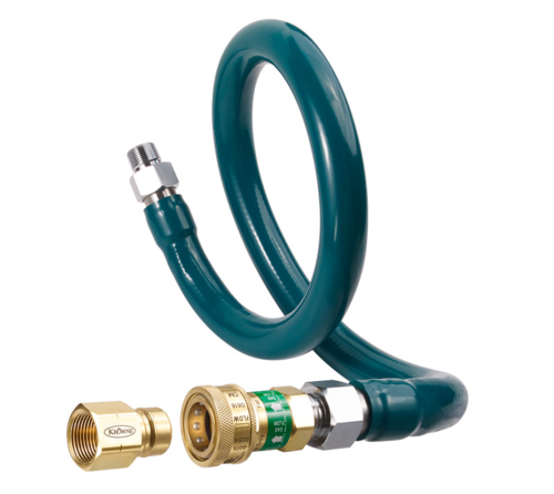 Krowne Metal Corporation M5048K5 Royal Series Moveable Gas Connection Kit 1/2 I.D. 48 long stainless steel tubing