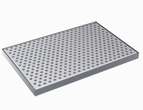 Krowne Metal Corporation KDT-8X12S Drip Tray 12W x 8D Brushed Stainless Steel